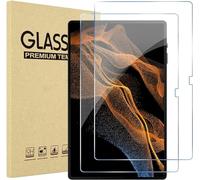 TechDealsUK For 12.4 Inch Galaxy Tab S9 Plus (2023), S8 Plus (2022), S7 FE (2021), and Samsung Galaxy S7 Plus (2020) - [2 PACK] Premium Tempered Glass Screen Protector - Clear & Scratch-Resistant
