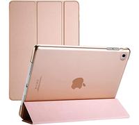 TechDealsUK iPad 9.7 5th/6th Gen Smart Case - Compatible with iPad Air 1st, iPad Air 2nd, iPad 5th, and iPad 6th Generation - Stand Cover with Magnetic Wake/Sleep (Rose Gold)