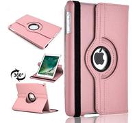 TechDealsUK iPad 9th, 8th, 7th Generation 10.2" (2019, 2020, 2021) 360° Rotating Stand Case - Rotate Cover iPad 10.2 (Baby Pink)