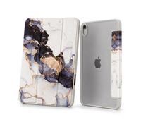 TechDealsUK White Marble Case for iPad (A16) 11th Generation 11 Inch 2025 / iPad 10th Generation 10.9 Inch 2022 - Slim Stand Cover with Soft TPU Edges - Supports Auto Wake/Sleep