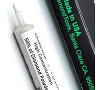 TechDiamondTools Diamond Polishing Compound Polishing Paste 14,000 Grit 0-1 Microns for Marble Glass Metal Rock Jewelry Resin Silver Chrome Gemstone with High Concentration of Diamond Powder USA Made