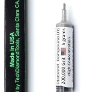 TechDiamondTools Diamond Polishing Compound Polishing Paste 200,000 Grit 0-0.1 Microns for Marble Glass Metal Rock Jewelry Resin Silver Chrome Gemstone with High Concentration Diamond Powder USA Made