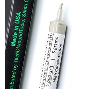 TechDiamondTools Diamond Polishing Compound Polishing Paste 3,000 Grit 3-6 Microns for Marble Glass Metal Rock Jewelry Resin Silver Chrome Gemstone with High Concentration of Diamond Powder USA Made