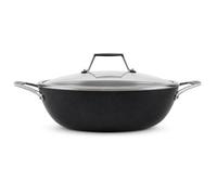 TECHEF - Onyx Collection - Nonstick Everyday Pan With Lid, 5 Qt Deep Frying Pan With Lid, For Sauteing, Frying, And Simmering, Induction Ready, PFOA-Free, Made In Korea