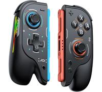 Techerleaf Switch 2 Controller, Wireless Replacement Joypad Gamepad for Switch 2, Hall Effect TMR Joystick No Drift, 9-Axis Gyro, Turbo, RGB Lighting