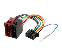 TechExpert Pioneer 16 Pin to ISO Lead Wiring Loom Power Adaptor Wire Radio Connector 23x10mm