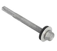 Forgefix TFHH5560 Techfast Hex Head Roofing Screw Self-Drill Heavy Section 5.5 X 60Mm Pack 50