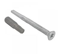 TechFast Heavy Duty Timber to Steel Roofing Screws | 5.5 x 60mm | Elementech | Bag 100