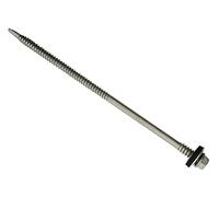 Techfast TFHW16CPSD55115L Roofing Screw - Composite Sheet To Steel - 16Mm Washer - Light Duty 5.5 X 115Mm (Box Of 100)