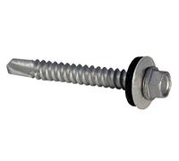 Forgefix TFHL5570 Techfast Hex Head Roofing Screw Self-Drill Light Section 5.5 X 70Mm Pack 50