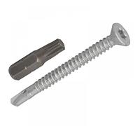 TechFast Light Duty Timber to Steel Roofing Screws | 5.5 x 60mm | Elementech | Bag 100