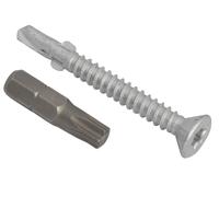 Techfast Roofing & Cladding Screws - Timber To Steel Light Duty 4.8 x 38mm Torx TX TFCL4838 (Bag 100)