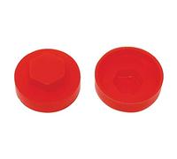 Forgefix TFCC16PR Techfast Cover Cap Poppy Red 16Mm (Pack 100)