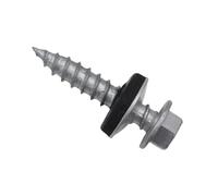 TechFast Sheet to Timber Roofing Screws | 6.3 x 60mm | Elementech | Box 100 | Anti-Corrosive Roofing Screws Heavy Duty Hex Self Drilling Head Metal to Wood Fasteners with Rubber Washers