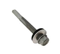 Forgefix TechFast Roofing Sheet to Steel Hex Screw & Washer No.5 Tip 5.5 x 120mm