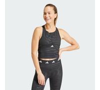 adidas Women Techfit Printed Crop Training Tank Top Black