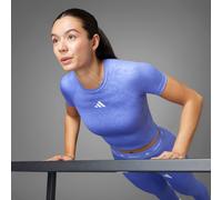 Adidas Performance Techfit Printed T-shirt size XL | Sports Tops Outlet | Women XL