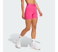 adidas Women's TECHFIT Short Leggings, real magenta, XXS 4 inch