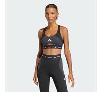 adidas Techfit Workout Colour Block Sports Bra Black - XS