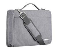 TECHGEAR 13 Inch Laptop Sleeve Protective Case for 13-13.8" MacBook Air/Pro Lenovo Thinkpad Surface Acer ASUS Dell HP Notebook Chromebook Slim Bag with Handle Shoulder Strap Pockets WaterProof, Grey