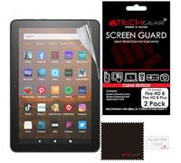[2 Pack] TECHGEAR Ultra CLEAR Screen Designed for Amazon Fire HD 8" Tablets (2022 / 12th Generation & 2020 / 10th Generation)