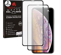 TECHGEAR [2 Pack Anti Glare Screen Protector for iPhone 11 Pro Max, iPhone XS Max - MATTE 3D GLASS Edition Genuine Tempered Glass Full Screen Protector Compatible with Apple iPhone 11 Pro Max, XS Max