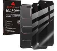 TECHGEAR 2 Pack Anti-Spy Privacy Glass Screen Protectors for iPhone Air (2025) - Tempered Glass, Anti-Peeping Privacy Filter, Touch & Face ID Compatible