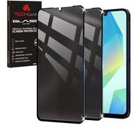 TECHGEAR 2 Pack Anti Spy Screen Protectors for Samsung Galaxy A17 5G / A16 5G / A16 4G - PRIVACY Filter 3D GLASS Genuine Tempered Glass Full Screen Protector Guard Covers