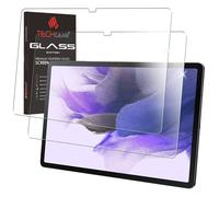 TECHGEAR 2 Pack Glass Screen Protector Compatible for Samsung Galaxy Tab S7 FE 12.4", Tab S8 Plus, Tab S9 Plus, Tab S9 FE Plus, Tab S7 Plus, Tempered Glass [9H] [HD Clarity] [Responsive] [No-Bubble]