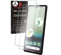 TECHGEAR 2 Pack GLASS Edition Compatible with Google Pixel 7, Tempered Glass Screen Protector Covers [2.5D Round Edge] [9H Hardness] [Crystal Clarity] [Scratch-Resistant] [No-Bubble]