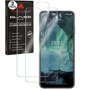 TECHGEAR 2 Pack GLASS Edition Compatible with Nokia G21 / Nokia G11, Tempered Glass Screen Protector Covers [2.5D Round Edge] [9H Hardness] [Crystal Clarity] [Scratch-Resistant] [No-Bubble]