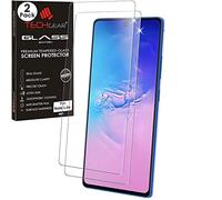 TECHGEAR 2 Pack GLASS Edition Compatible with Samsung Galaxy Note 10 Lite, Tempered Glass Screen Protector Covers [2.5D Round Edge] [9H Hardness] [Crystal Clarity] [Scratch-Resistant] [No-Bubble]