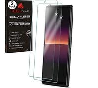 TECHGEAR 2 Pack GLASS Edition Compatible with Sony L4, Tempered Glass Screen Protector Covers [2.5D Round Edge] [9H Hardness] [Crystal Clarity] [Scratch-Resistant] [No-Bubble]
