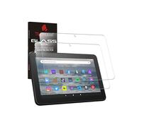 TECHGEAR 2 Pack GLASS Edition fits All-New Amazon Fire 7" Tablet (2022 Release / 12th Generation) - Genuine Tempered Glass Screen Protector Cover [2.5D Edge] [9H] [Crystal Clarity] [Scratch-Resistant]