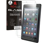 TECHGEAR 2 Pack GLASS Edition fits Previous Amazon Fire 7" Tablet (2019 Release / 9th Generation) - Genuine Tempered Glass Screen Protector Cover