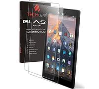 TECHGEAR [2 Pack] GLASS Edition fits PREVIOUS Amazon Fire HD 10 (9th & 7th Gen / 2019 & 2017) Genuine Tempered Glass Screen Protector Guard Covers Compatible with Amazon Fire HD 10 2019/2017
