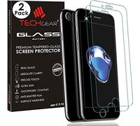 TECHGEAR [2 Pack] GLASS Edition for iPhone 8 Plus, iPhone 7 Plus (5.5 Inch) - Tempered Glass Screen Protector