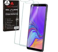 TECHGEAR [2 Pack] GLASS Edition for Samsung Galaxy A9 (SM-A920F Series) Genuine Tempered Glass Screen Protector Guard Cover Compatible with Samsung A9 2018