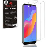 TECHGEAR [2 Pack GLASS Edition Screen Protector Compatible with Honor 8A, Tempered Glass Screen Protector Cover [2.5D Round Edge] [9H Hardness] [Crystal Clarity] [Scratch-Resistant] [No-Bubble]