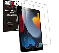TECHGEAR 2 Pack iPad 10.2" 2021 2020 2019 GLASS Screen Protector, Tempered Glass Screen Protector [9H Hardness] [Crystal Clarity] [Scratch-Resistant] [No-Bubble] for iPad 10.2" 9th 8th 7th Generation
