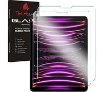 TECHGEAR 2 Pack of GLASS Edition for iPad Pro 12.9" 2018, 2020, 2021 [3rd, 4th, 5th Generation] Genuine Tempered Glass Screen Protector Guard Covers [Face ID & Pencil Compatible]