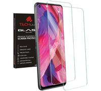 TECHGEAR 2 Pack of GLASS Edition for Oppo A54 5G / Oppo A74 5G, Tempered Glass Screen Protectors Cover [2.5D Round Edge] [9H Hardness] [Crystal Clarity] [Scratch-Resistant] [No-Bubble]