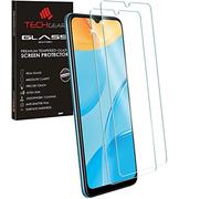 TECHGEAR 2 Pack of GLASS Edition for Oppo A78 5G / A77 5G / A57 / A75e / A57s Tempered Glass Screen Protectors Cover [2.5D Round Edge] [9H Hardness] [Crystal Clarity] [Scratch-Resistant] [No-Bubble]