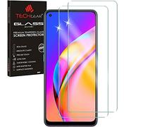 TECHGEAR 2 Pack of GLASS Edition for Oppo Reno 8 Lite 5G, Tempered Glass Screen Protectors Cover [2.5D Round Edge] [9H Hardness] [Crystal Clarity] [Scratch-Resistant] [No-Bubble]