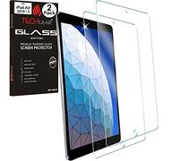 TECHGEAR 2 Pack of GLASS Edition Screen Protectors for iPad Air 2019 / 3rd Generation, 10.5", Tempered Glass Screen Protector Cover [2.5D Edge] [9H Hardness] [Crystal Clarity] [Scratch-Resistant]