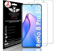 TECHGEAR [2 Pack] Screen Protector fits Oppo Reno 8 Pro 5G [Screen Angel Edition] [Case Friendly] [Bubble Free] [FULL Screen Coverage] TPU Film
