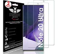 TECHGEAR [2 Pack Screen Protector fits Samsung Galaxy Note 20 Ultra [Screen Angel Edition] [In-Display Fingerprint Support] [Case Friendly] [Bubble Free] [FULL Screen Cover] HD Clear Flexi TPU Film