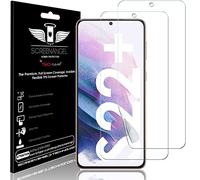 TECHGEAR [2 Pack Screen Protector fits Samsung Galaxy S22 Plus / S22+ 5G [Screen Angel Edition] [In-Display Fingerprint Support][Case Friendly][Bubble Free][FULL Screen Coverage] Clear Flexible TPU