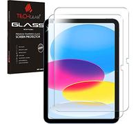 TECHGEAR 2 Pack Screen Protector for iPad 11 (A16) 2025 & iPad 10th Generation 2022-9H Tempered Glass, Crystal Clear, Apple Pencil Compatible