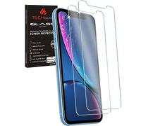 TECHGEAR [2 Pack Screen Protector for iPhone 11, iPhone XR, Genuine Tempered Glass Screen Protector Guard Covers Compatible with Apple iPhone 11 / iPhone XR (6.1")